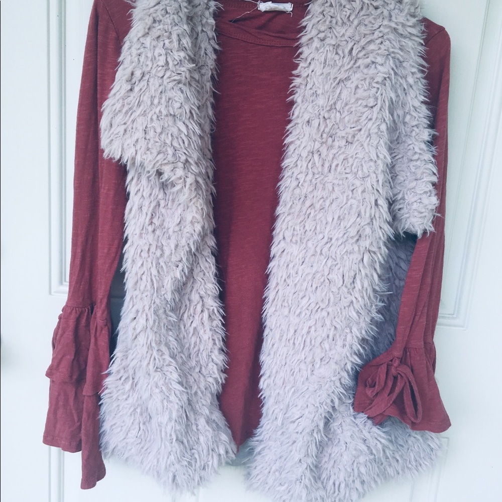 Vest and long sleeve